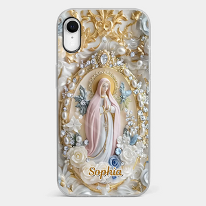 In Love And Faith - Coque de téléphone personnalisée avec effet gonflable 3D - Cadeau pour vous-même, vos meilleurs amis, vos frères et sœurs, votre famille