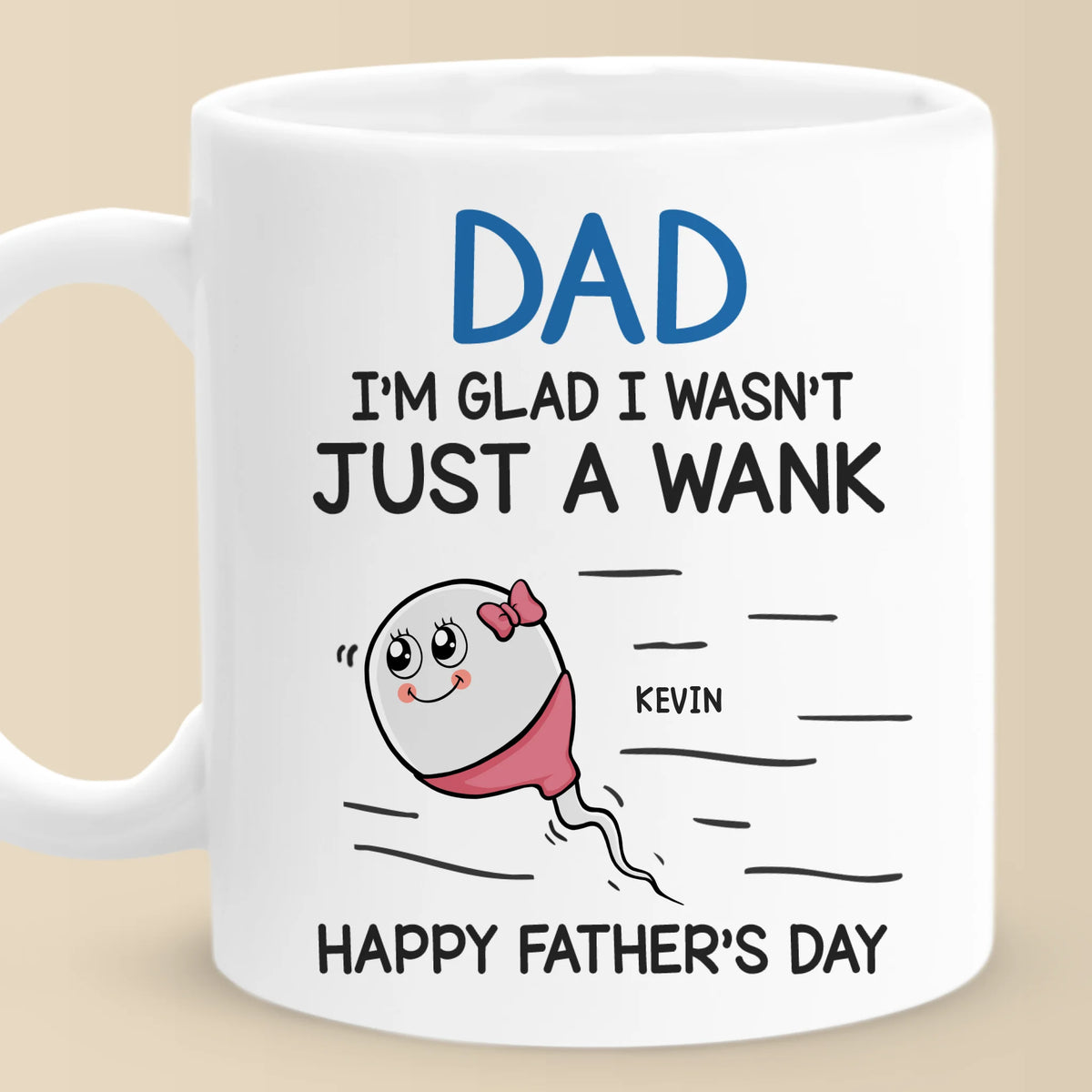 Un jet de grandeur, bravo papa - Tasse personnalisée pour la famille - Fête des pères, cadeau pour papa