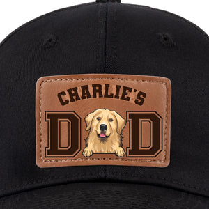 Queues qui remuent pour ce type ! Chapeau en cuir personnalisé pour chien ! Cadeau pour la fête des pères, pour les propriétaires d'animaux et les amoureux des animaux.