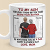 Best Son Best Dad - Family Personalized Custom 3D Inflated Effect Printed Mug - Father's Day, Gift For Son