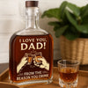 « Cheers To The Chaos I Bring » – Bouteille de whisky pour chiens et chats – Cadeau pour propriétaires et amoureux des animaux