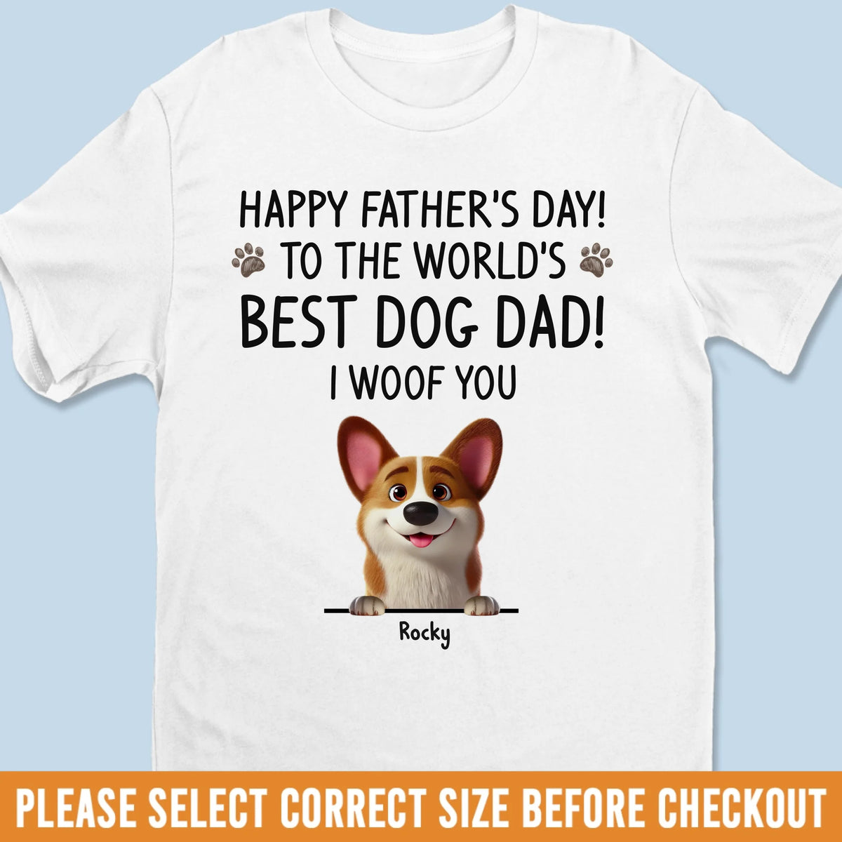 You Had Me At Woof - Dog Personalized Custom Unisex T-shirt, Premium T-shirt, Hoodie - Father's Day,  Gift For Dad, Pet Owners, Pet Lovers