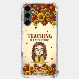 Custom Clear Phone Case - Personalized Birthday Gifts For Teachers - Teachers Make Magic Happen