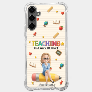 Custom Clear Phone Case - Personalized Back To School Gifts For Teachers - Where Learning Blooms