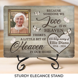 Custom Photo I Have So Much Of You In My Heart - Memorial Personalized Custom Rectangle Shaped Stone With Stand - Sympathy Gift For Family Members
