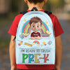 Custom Kids Backpack - Personalized Back To School Gifts For Kids - Ready To Learn Big Things