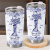 Custom Tumbler - Personalized Anniversary Wedding Gifts For Husband And Wife, Him And Her - Hand In Hand We Thrive
