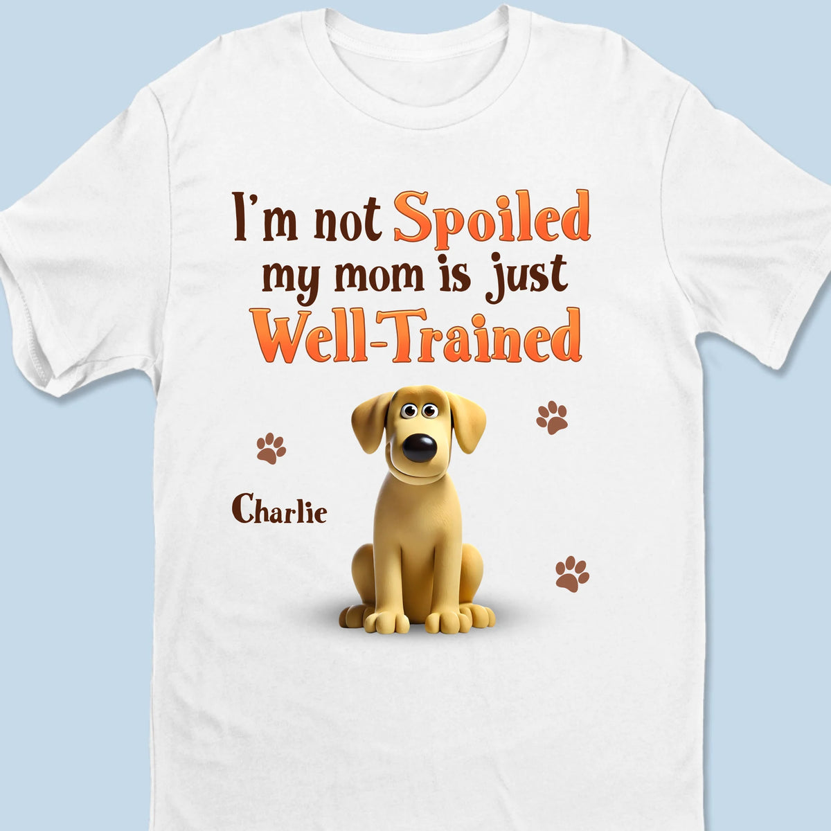 Bon chiot, maman mieux dressée - T-shirt unisexe personnalisé pour chien, t-shirt premium, sweat à capuche - Cadeau pour propriétaires et amoureux des animaux