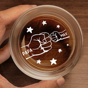 The Dad Crew, Always United - Verre à whisky personnalisé pour la famille - Fête des pères, cadeau pour papa, grand-père