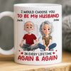 Custom Mug - Personalized Anniversary Wedding Gifts For Husband And Wife, Him And Her - Two Hearts One Love