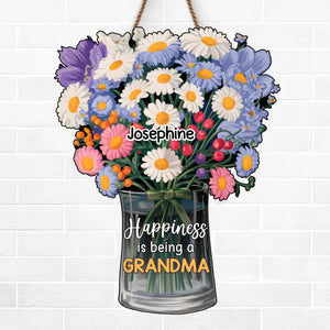 Parfait pour la femme qui aime chaque instant avec ses petits-enfants - Panneau en bois personnalisé pour décoration d'intérieur - Cadeau de pendaison de crémaillère pour maman, grand-mère