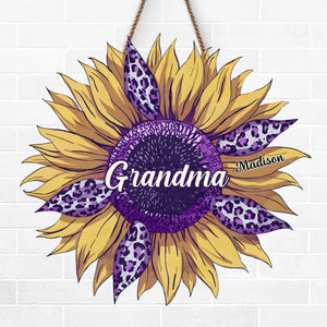 Grand-mère, ton amour est la graine de mon bonheur - Panneau en bois personnalisé pour décoration d'intérieur - Cadeau de pendaison de crémaillère pour maman et grand-mère