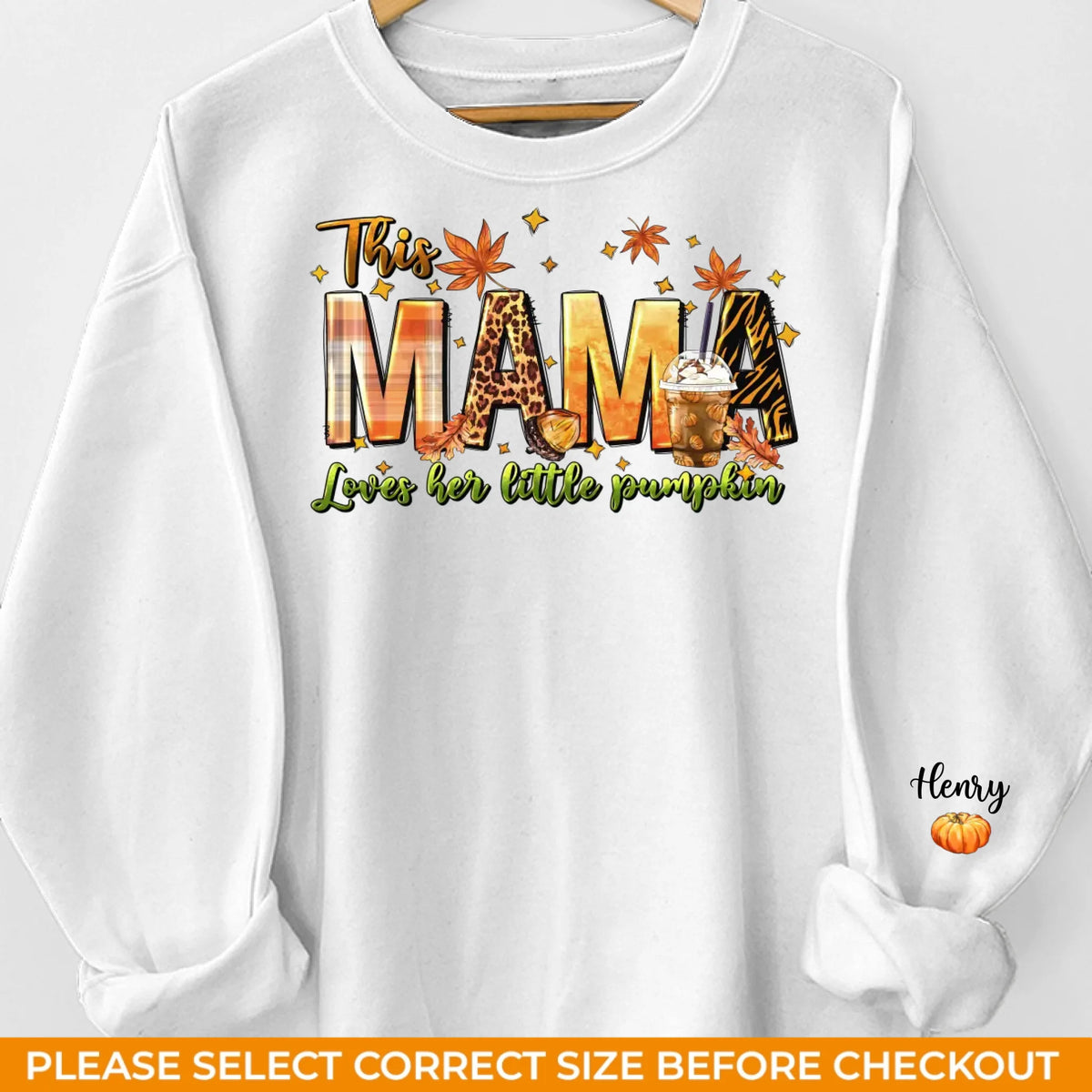 Le rire remplit la maison où la famille se réunit - Sweat-shirt unisexe personnalisé avec motif sur la manche - Cadeau d'automne pour maman et grand-mère
