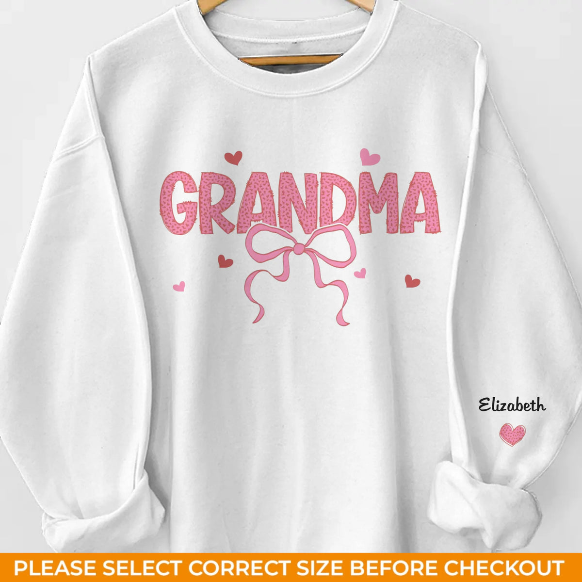 Your Love Is My Strength, Always - Family Personalized Custom Unisex Sweatshirt, Hoodie With Design On Sleeve - Gift For Mom, Grandma