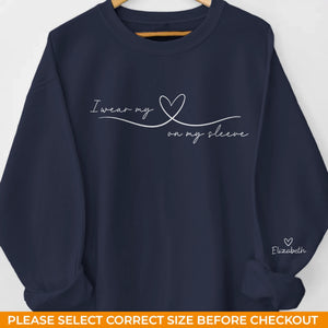 Time Together As A Family Is A Gift - Family Personalized Custom Unisex Sweatshirt, Hoodie With Design On Sleeve - Christmas Gift For Family Members
