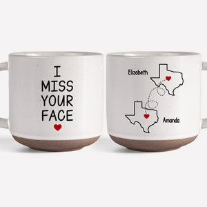 Il n'y a jamais trop loin pour prendre le thé ensemble - Mug en céramique personnalisé imprimé pour meilleure amie - Cadeau de Noël pour meilleures amies, meilleures amies, sœurs