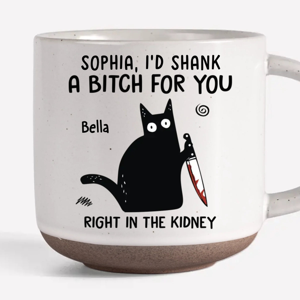 Versez-vous une tasse, échangez des rires - Tasse en céramique personnalisée imprimée pour ami - Cadeau de Noël pour meilleurs amis, sœurs, membres de la famille, collègues