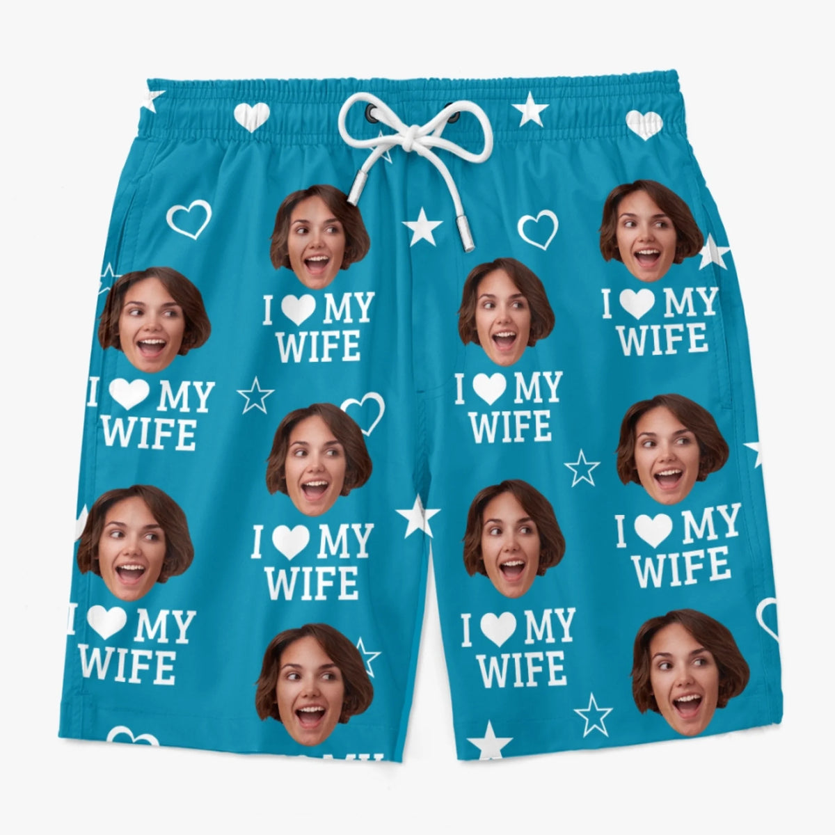 Photo personnalisée : vous avez une ambiance tropicale - Short de plage hawaïen personnalisé amusant pour homme - Cadeau de vacances d'été, cadeau de fête d'anniversaire pour mari