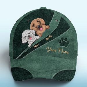 Mon bébé en fourrure bien-aimé vert – Bonnet personnalisé pour chien et chat, casquette classique à imprimé intégral – Nouveauté, cadeau pour les propriétaires et les amoureux des animaux