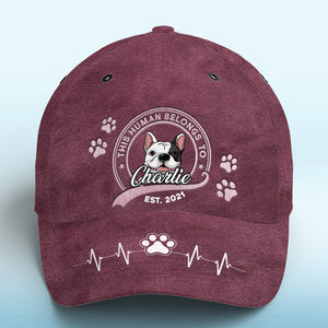 Le meilleur thérapeute a de la fourrure et quatre pattes roses - Chapeau personnalisé pour chien, casquette classique à imprimé intégral - Nouveauté, cadeau pour propriétaires et amoureux des animaux