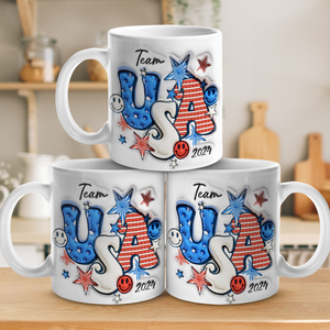 La passion avant tout et tout se mettra en place - Mug imprimé effet gonflable 3D des Jeux olympiques - Vacances olympiques, cadeau pour les membres de la famille, les meilleurs amis