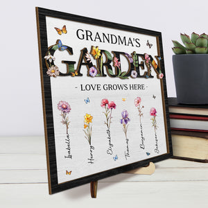 Nous sommes connectés les uns aux autres - Plaque en bois personnalisée à 2 couches avec support - Cadeau de fête des mères, de pendaison de crémaillère pour maman, grand-mère