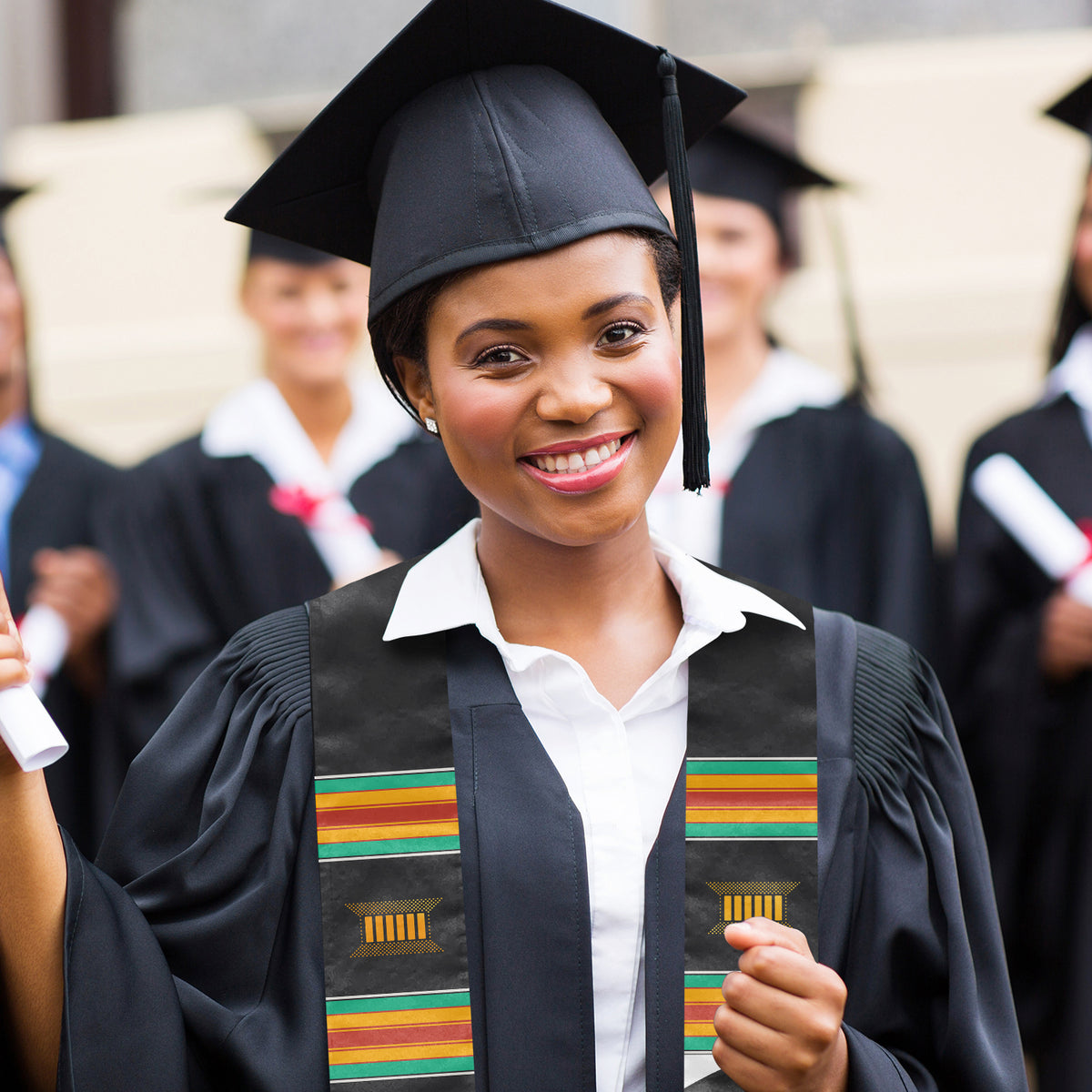 Cérémonie de remise des diplômes 2024 - Étole de remise des diplômes personnalisée - Télécharger une image, cadeau de remise des diplômes
