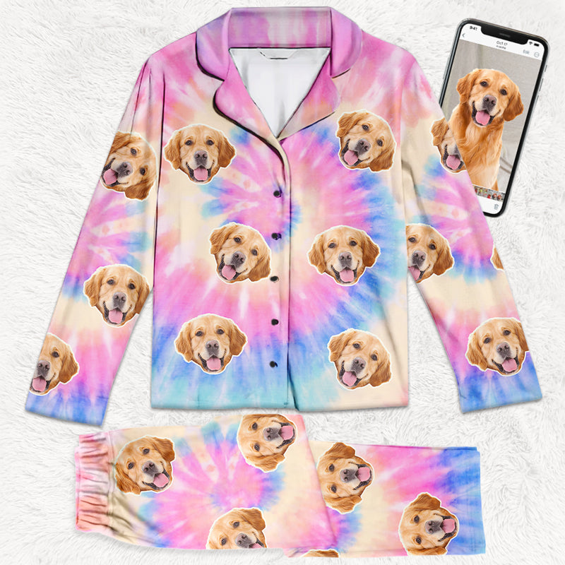 Pyjama personnalisé avec photo pour chiens et chats - Cadeau de Noël pour propriétaires et amoureux des animaux