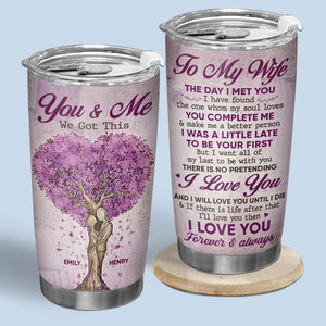 J'ai trouvé celui que mon âme aime - Verre personnalisé pour couple - Cadeau pour mari et femme, anniversaire
