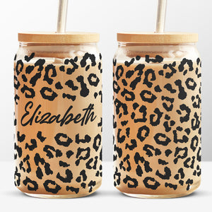Aimez-vous comme si vous étiez aimé - Tasse en verre personnalisée, tasse à café glacé - Cadeau d'anniversaire, cadeau pour vous-même