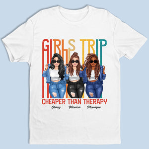 Let's Go Girls - T-shirt unisexe personnalisé pour meilleure amie - Vacances d'été, cadeau pour meilleure amie, meilleure amie, sœurs