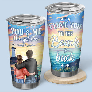 Tu es le seul que je veux ennuyer - Verre personnalisé pour couple - Cadeau pour mari et femme, anniversaire