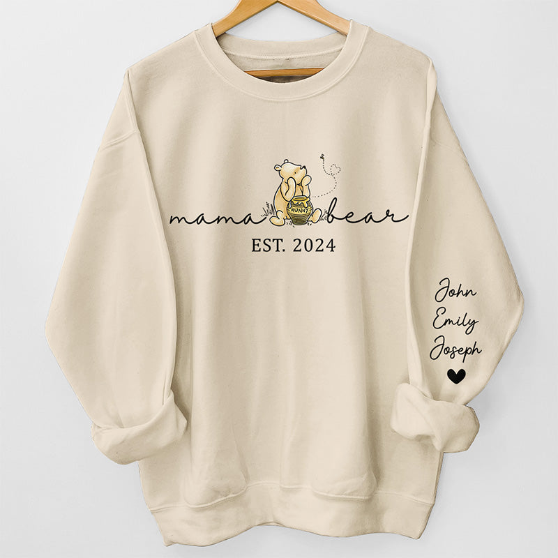 Ma mère est un miracle ambulant - Sweat-shirt unisexe personnalisé avec motif sur la manche - Cadeau pour maman