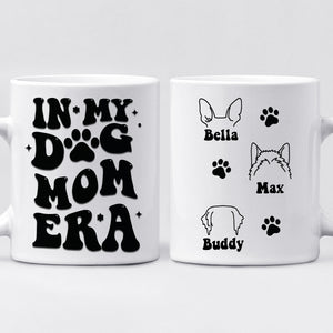 À l'ère de ma maman chien - Mug personnalisé pour chien et chat - Cadeau pour les propriétaires et les amoureux des animaux