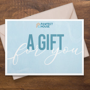 Carte-cadeau modifiable Pawfect House