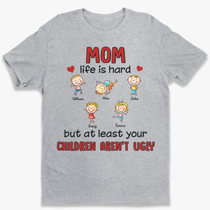 Fière maman de plusieurs enfants - T-shirt, sweat à capuche et sweat-shirt unisexe personnalisé pour la famille - Cadeau pour maman