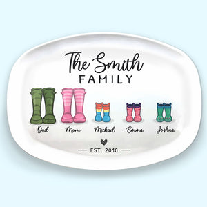 Notre famille - Plateau personnalisé pour la famille - Cadeau pour les membres de la famille