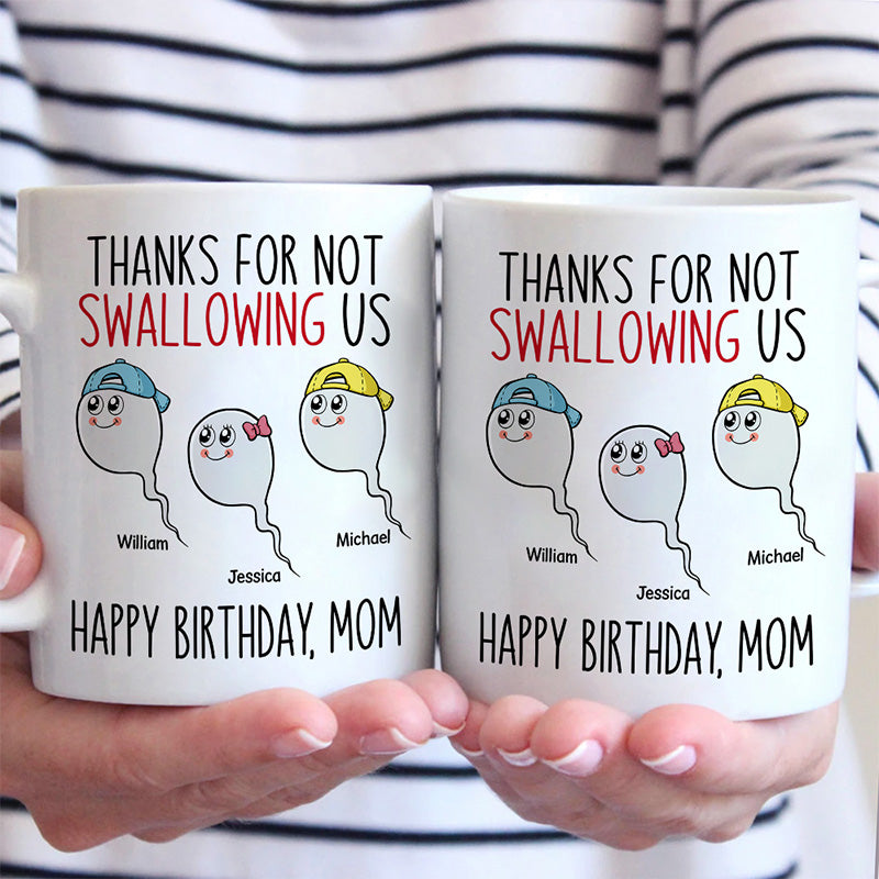 Voici votre récompense - Mug personnalisé familial - Fête des mères, fête des pères, cadeau d'anniversaire pour maman, papa