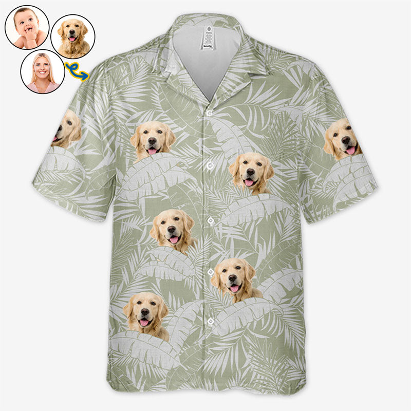 T-shirt hawaïen tropical unisexe personnalisé avec photo « Profitez du soleil » pour chien et chat - Cadeau idéal pour les vacances d'été, pour les propriétaires d'animaux et les amoureux des animaux