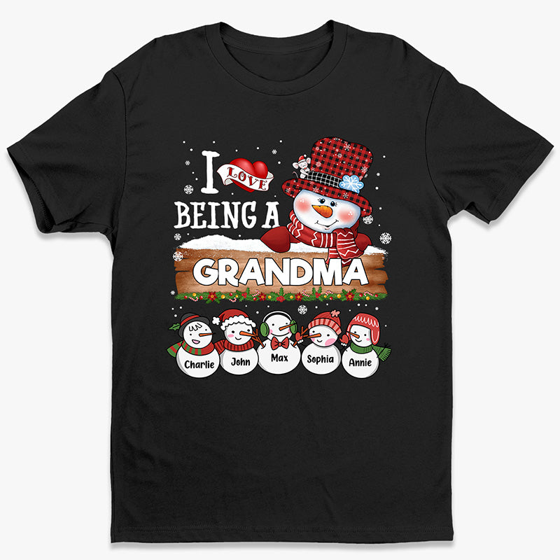 J'adore être grand-mère - T-shirt unisexe personnalisé, sweat à capuche, sweat-shirt - Cadeau de Noël pour maman, grand-mère, grand-père