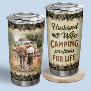 Je veux te tenir la main à 80 ans - Gobelet personnalisé pour le camping - Cadeau pour les amateurs de camping