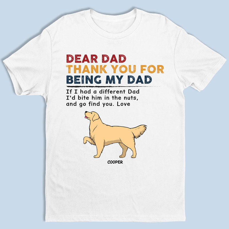 Je lui mordrais les noix et j'irais te chercher. Amour - T-shirt, sweat à capuche, sweat-shirt unisexe personnalisé pour chien - Fête des Pères, Fête des Mères, cadeau pour propriétaires d'animaux et amoureux des animaux