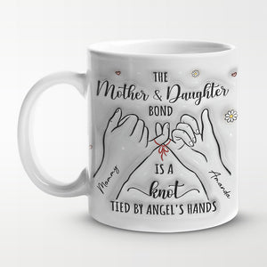 Le lien mère-fille est indissociable - Mug personnalisé 3D à effet gonflé - Cadeau pour maman et fille
