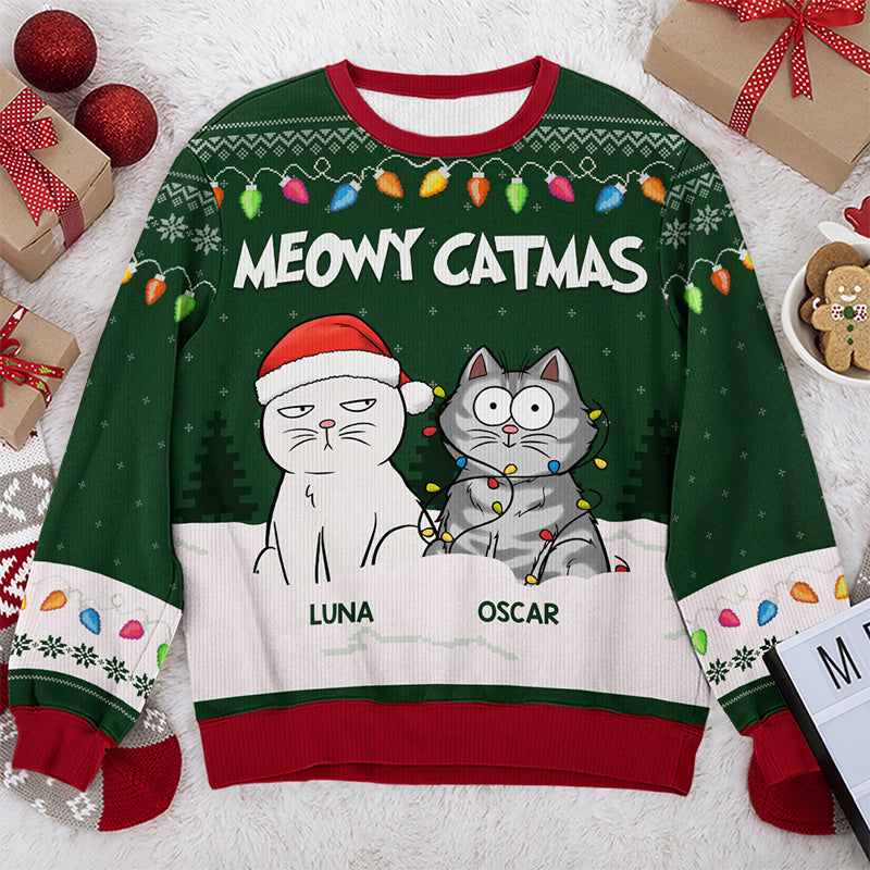 Ne m'oublie pas Père Noël - Sweat-shirt personnalisé pour chien et chat - Pull en laine unisexe - Cadeau de Noël pour les propriétaires et les amoureux des animaux