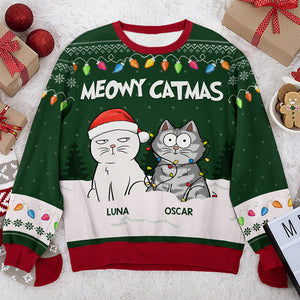Ne m'oublie pas Père Noël - Sweat-shirt personnalisé pour chien et chat - Pull en laine unisexe - Cadeau de Noël pour les propriétaires et les amoureux des animaux