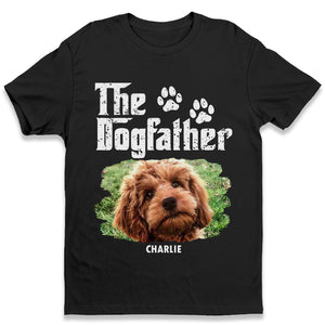 Photo personnalisée du papa chien le plus cool - T-shirt unisexe personnalisé, sweat à capuche, sweat-shirt - Cadeau fête des pères, anniversaire pour les propriétaires d'animaux et les amoureux des animaux