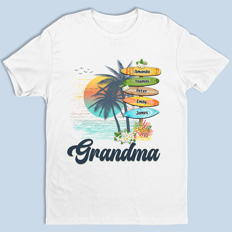 L'été de grand-mère - T-shirt unisexe personnalisé, sweat à capuche, sweat-shirt - Cadeau d'anniversaire pour maman et grand-mère