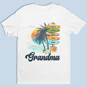 L'été de grand-mère - T-shirt unisexe personnalisé, sweat à capuche, sweat-shirt - Cadeau d'anniversaire pour maman et grand-mère