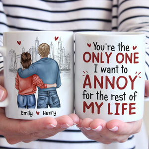 I Met You I Liked You I Love You - Couple Personalized Custom Mug - Gift For Husband Wife, Anniversary