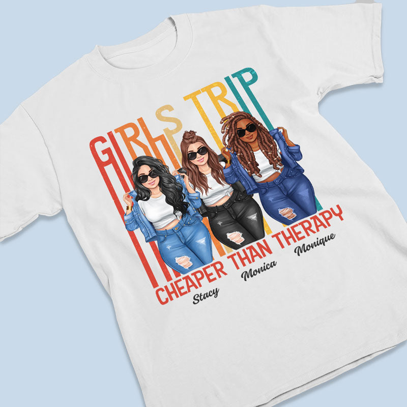 Let's Go Girls - T-shirt unisexe personnalisé pour meilleure amie - Vacances d'été, cadeau pour meilleure amie, meilleure amie, sœurs